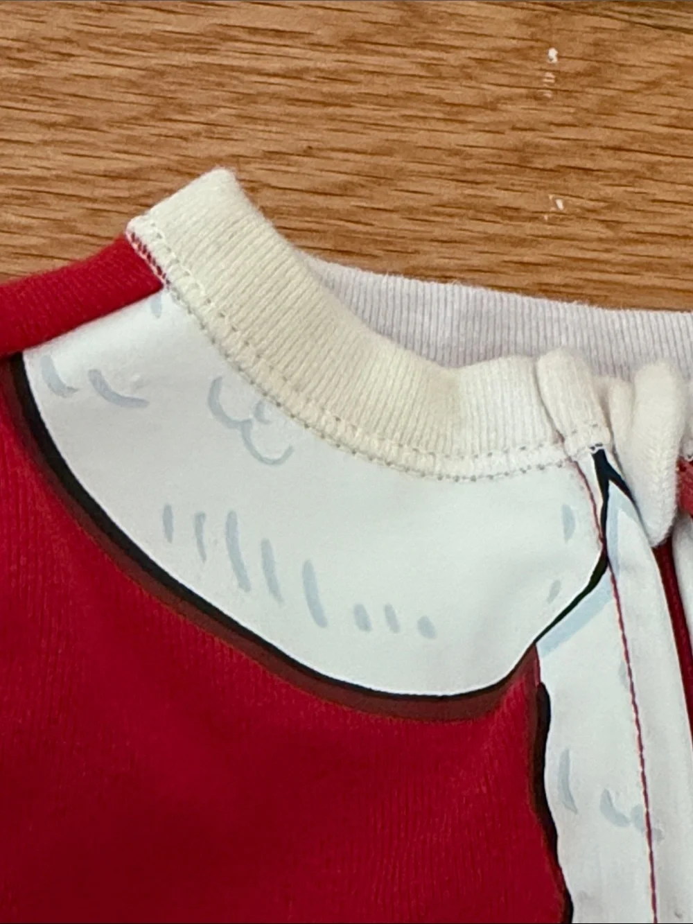 Old Navy Red Santa Belt Holiday Footed One-Piece 0-3M